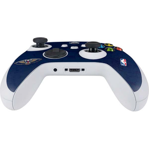 NBA New Orleans Pelicans Distressed Xbox Series S Controller Skin